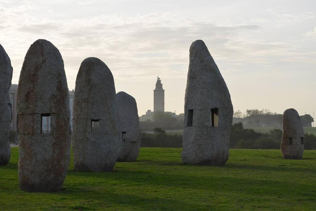 Apartamento Torre De Hercules ア・コルーニャ エクステリア 写真