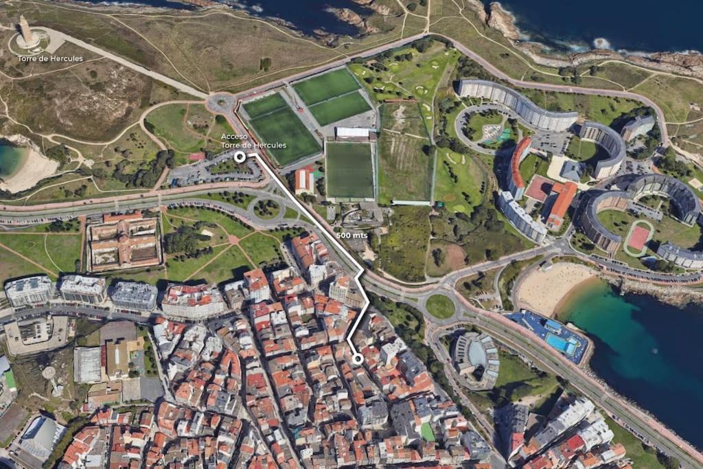 Apartamento Torre De Hercules ア・コルーニャ エクステリア 写真
